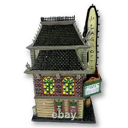 Dept 56 La Ghosti Halloween Movie Theater Snow Village LaGhosti 2004 see Video