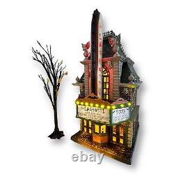 Dept 56 La Ghosti Halloween Movie Theater Snow Village LaGhosti 2004 see Video