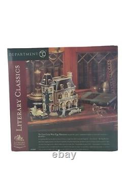 Dept 56 Literary Classic The Great Gatsby West Egg Mansion Open Box Free Ship