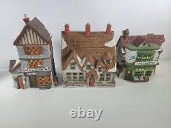 Dept 56 Lot of 15 Buildings Dickens Heritage Village Series Rare Dept 56 READ