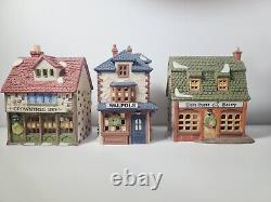 Dept 56 Lot of 15 Buildings Dickens Heritage Village Series Rare Dept 56 READ