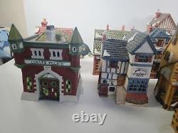 Dept 56 Lot of 15 Buildings Dickens Heritage Village Series Rare Dept 56 READ