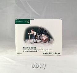 Dept 56 Lot of 2 Animated ALPEN WOOLEN MILL + HOME FROM THE MILL Alpine D56