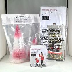 Dept 56 Lot of 3 FAO SCHWARZ + JOINING FORCES + PEPPERMINT STRIPE TREES St/2 D56