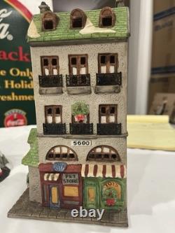 Dept 56 Lot of Five Houses/Buildings Christmas
