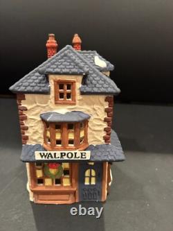 Dept 56 MERCHANT SHOPS (set of 5 buildings) #59269 plus 3 groups of accessories