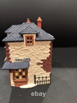 Dept 56 MERCHANT SHOPS (set of 5 buildings) #59269 plus 3 groups of accessories