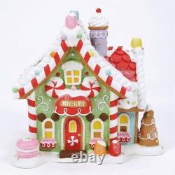 Dept 56 MICKEY'S PEPPERMINT VILLA Disney Village 6013662 NEW Mickey Mouse