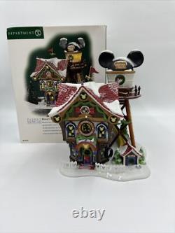 Dept 56 Mickey North Pole Holiday House