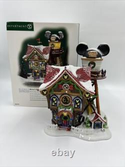 Dept 56 Mickey North Pole Holiday House