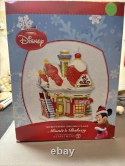 Dept 56 Mickey's Merry Christmas Village Minnie's Bakery 2010