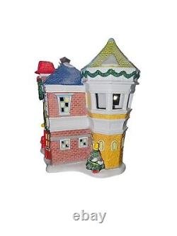 Dept 56 Mickey's Merry Christmas Village's Donald's Fire Station No Box/Flag
