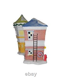 Dept 56 Mickey's Merry Christmas Village's Donald's Fire Station No Box/Flag