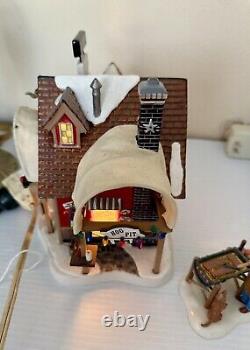 Dept 56 Mighty Fine BBQ Snow Village RETIRED With Grill Master Figurine No Box