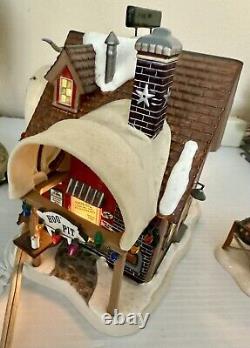 Dept 56 Mighty Fine BBQ Snow Village RETIRED With Grill Master Figurine No Box