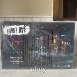 Dept 56 Neibolt House & Pennywise Spider Fright Ave IT 6015634 NEW 2pc Halloween