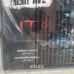 Dept 56 Neibolt House & Pennywise Spider Fright Ave IT 6015634 NEW 2pc Halloween