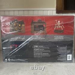 Dept 56 Neibolt House & Pennywise Spider Fright Ave IT 6015634 NEW 2pc Halloween