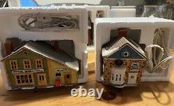 Dept 56 New England Village Original 7 Shops WithOriginal Boxes, FREE SHIPPING