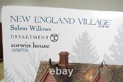 Dept. 56 New England Village Salem Willows Corwin House 4030704 New