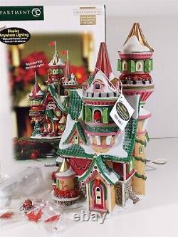 Dept 56 North Pole 56796 Poinsettia Palace Limited Edition Lighted Building