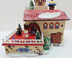 Dept 56 North Pole Checking It Twice Wind-Up Toys #56757 Complete Set Old Stock
