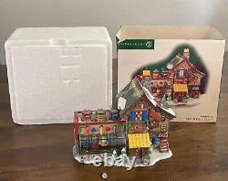 Dept. 56 North Pole Christmas Village 56735 Lego Building Creation Station