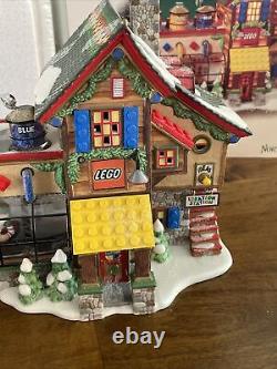 Dept. 56 North Pole Christmas Village 56735 Lego Building Creation Station
