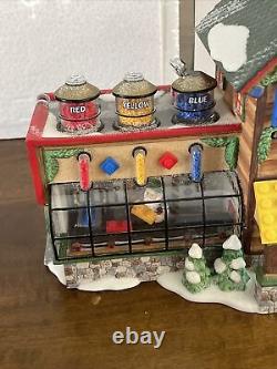 Dept. 56 North Pole Christmas Village 56735 Lego Building Creation Station