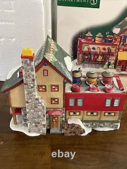 Dept. 56 North Pole Christmas Village 56735 Lego Building Creation Station