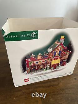 Dept. 56 North Pole Christmas Village 56735 Lego Building Creation Station