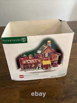 Dept. 56 North Pole Christmas Village 56735 Lego Building Creation Station