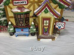 Dept 56 North Pole Disney Mickeys Cratchits Cottage with Merry Mickey Cratchit M68