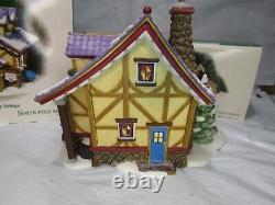 Dept 56 North Pole Disney Mickeys Cratchits Cottage with Merry Mickey Cratchit M68