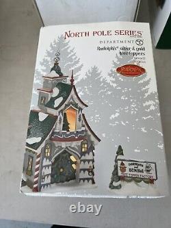 Dept 56 North Pole Rudolph's Silver & Gold Tree Toppers 4036544