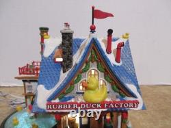 Dept. 56 North Pole Series 2007 Rubber Duck Factory #799920 Mint See Video