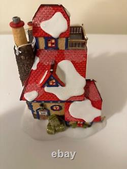 Dept 56 North Pole Series Reindeer Spa Christmas House Village MIB