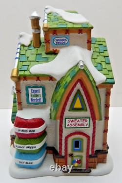 Dept 56 North Pole Series The Original Ugly Sweater Co #4044835 Nice! WithBx/Lt Cd