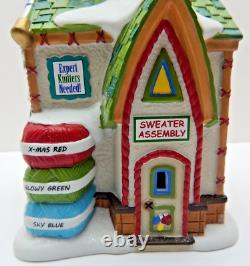 Dept 56 North Pole Series The Original Ugly Sweater Co #4044835 Nice! WithBx/Lt Cd