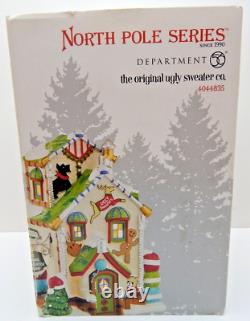 Dept 56 North Pole Series The Original Ugly Sweater Co #4044835 Nice! WithBx/Lt Cd