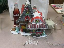 Dept 56 North Pole Series coca cola fizz factory