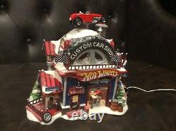 Dept 56 North Pole Series -hot Wheel's Custom Car Shop Rare