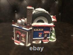 Dept 56 North Pole Series -hot Wheel's Custom Car Shop Rare