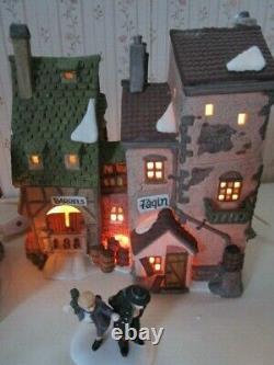 Dept 56 Oliver Twist Maylie Cottage Brownlow House Fagins Hideaway Figs Dickens