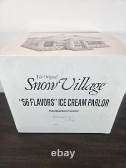 Dept 56 Original Snow Village 56 Flavors Ice Cream Parlor #51519
