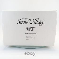 Dept 56 Original Snow Village Airport Building Issued 1992 Christmas Village