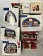 Dept 56 Original Snow Village Midtown Shops Billboards Granary House 14pc Lot