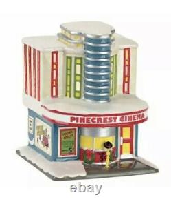 Dept 56 Peanuts Pinecrest Cinema Lighted Village Building