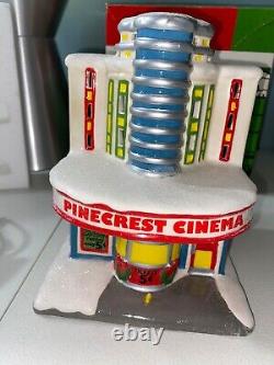 Dept 56 Peanuts Pinecrest Cinema Lighted Village Building