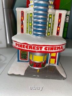 Dept 56 Peanuts Pinecrest Cinema Lighted Village Building